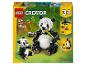 Ensemble de jeu LEGO Creator 3-en-1 Panda de 626 pièces, reconstructible en orque ou en pingouins.