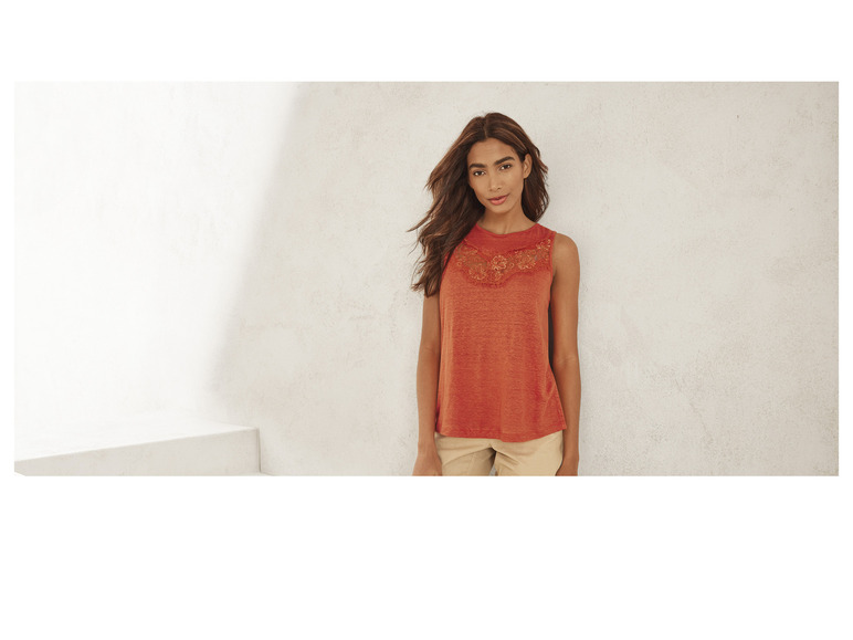 Aller en mode plein écran : esmara® Débardeur en lin femme - Image 3
