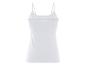Débardeur blanc sans manches pour femme.