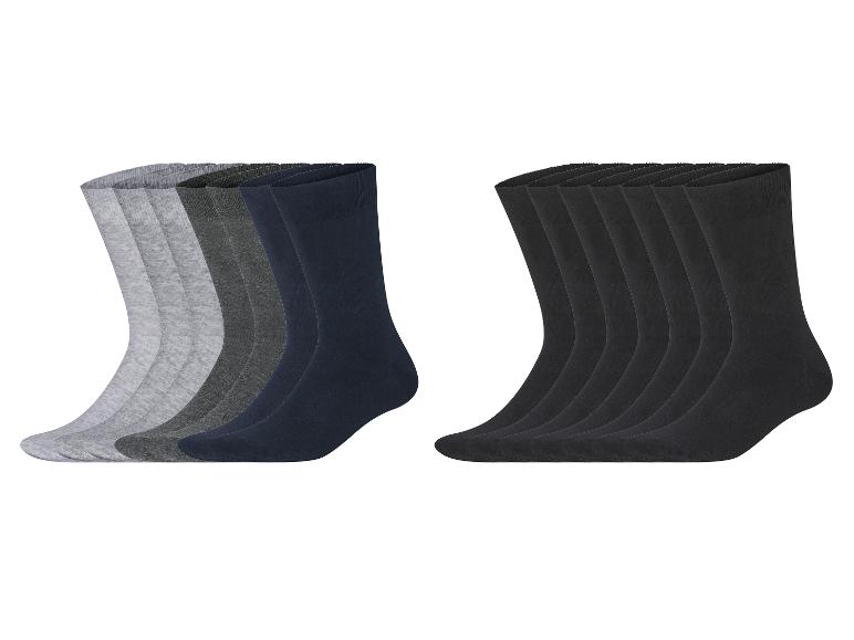 Lots de chaussettes : grises, noires et marine.