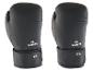Gants de boxe noirs Crivit de 10 et 12 onces.