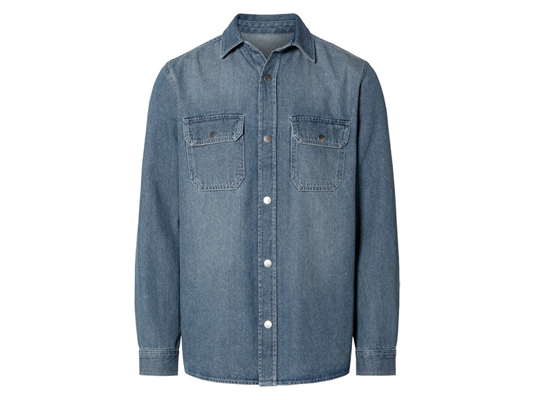 Aller en mode plein écran : LIVERGY® Chemise en jean homme - Image 2