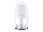 Un robot de cuisine SilverCrest® blanc avec un bol en verre.