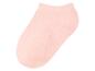 Chaussettes roses pâles, style invisible.