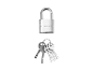 Cadenas Parkside avec clés.