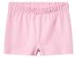 Shorts rose en coton pour enfant.