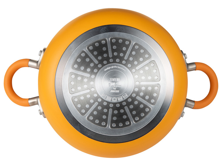 Aller en mode plein écran : Masterpro by ALESSI Sauteuse en aluminium avec couvercle, Ø 20 x 10,5 cm - Image 25