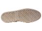 Semelle de chaussures beige, détail de la texture.