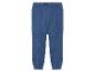 Pantalon en tricot bleu pour enfants.