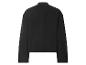 Une veste en laine noire à manches longues