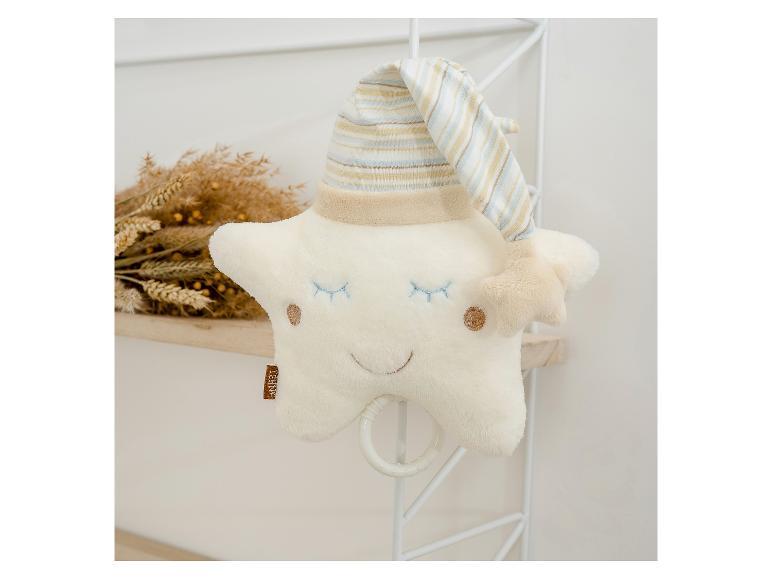 Boîte à musique Fehn en forme d'étoile endormie avec bonnet de nuit