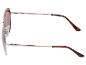 Lunettes de soleil aviateur à monture dorée et verres marron