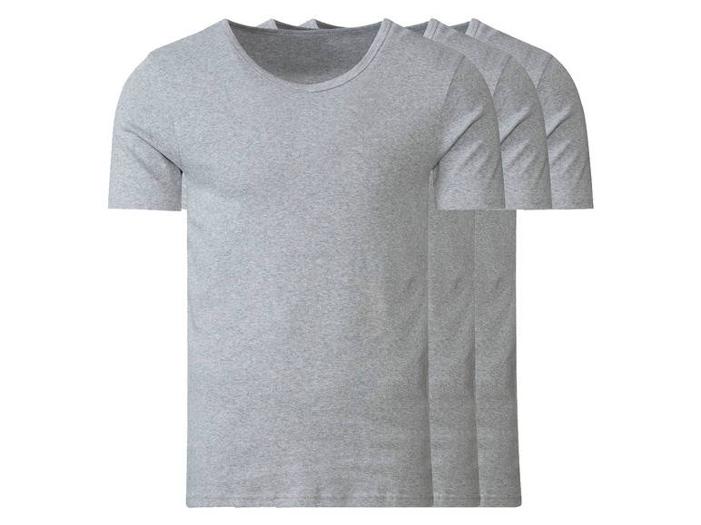 Aller en mode plein écran : LIVERGY® Lot de 3 t-shirts manches courtes homme - Image 6
