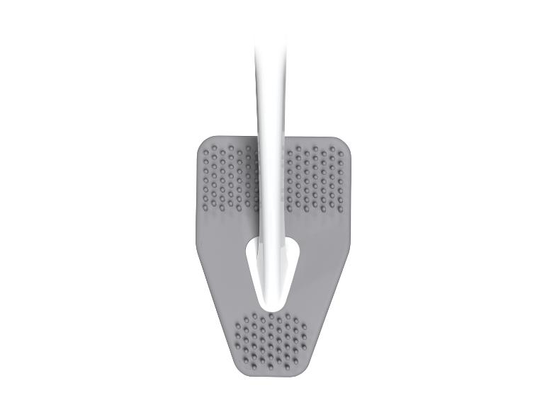 Brosse WC caoutchoutée et porte-brosse