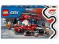 Set LEGO City F1 Pit Stop et Équipe de Stand avec Voiture Ferrari.