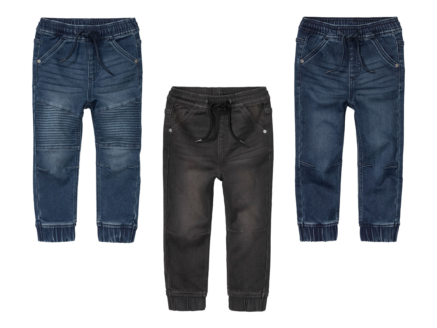 lupilu® Pantalon molletonné look denim enfant