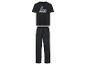 Un pyjama Star Wars noir avec un t-shirt à l'effigie du film.