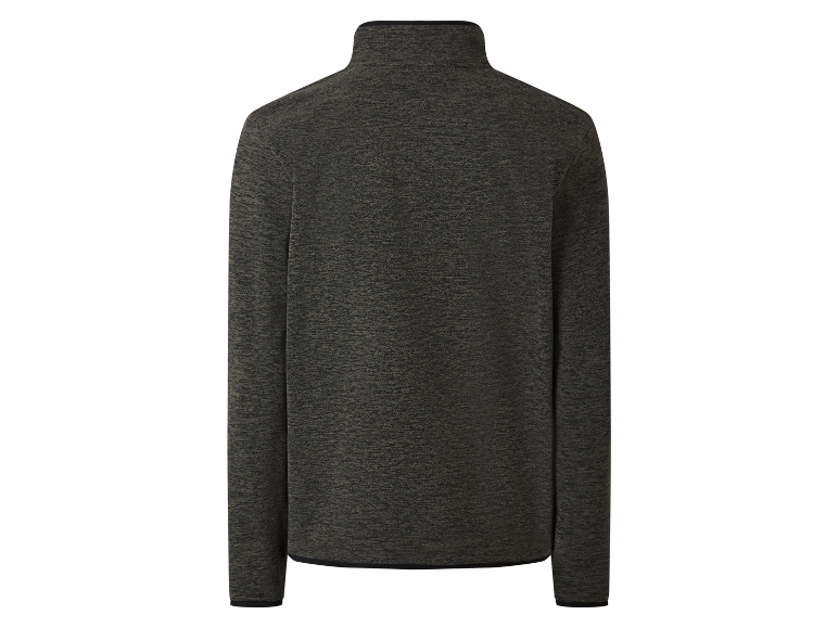 Sweat-shirt à col montant zippé pour homme.