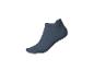 Chaussette de sport courte gris foncé.