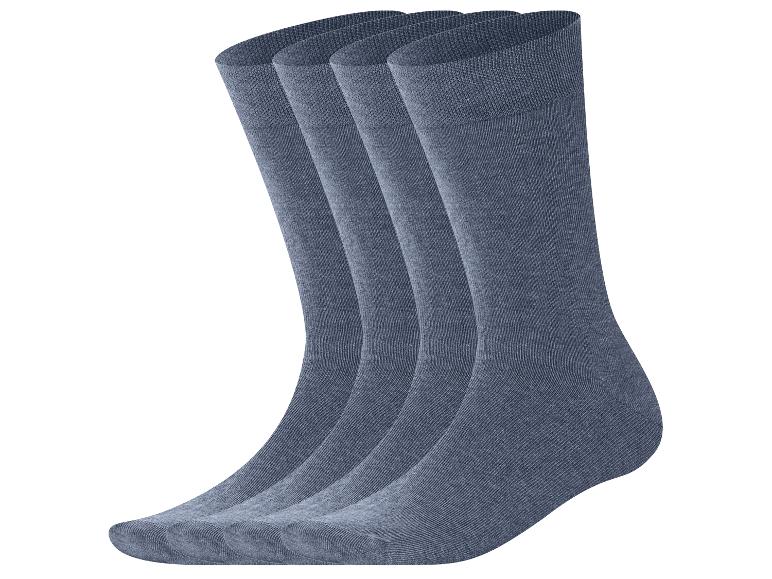 Lot de quatre paires de chaussettes grises