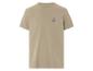 T-shirt beige avec motif cafetière.