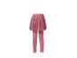 Legging rose pour enfant avec jupe en tulle scintillante.