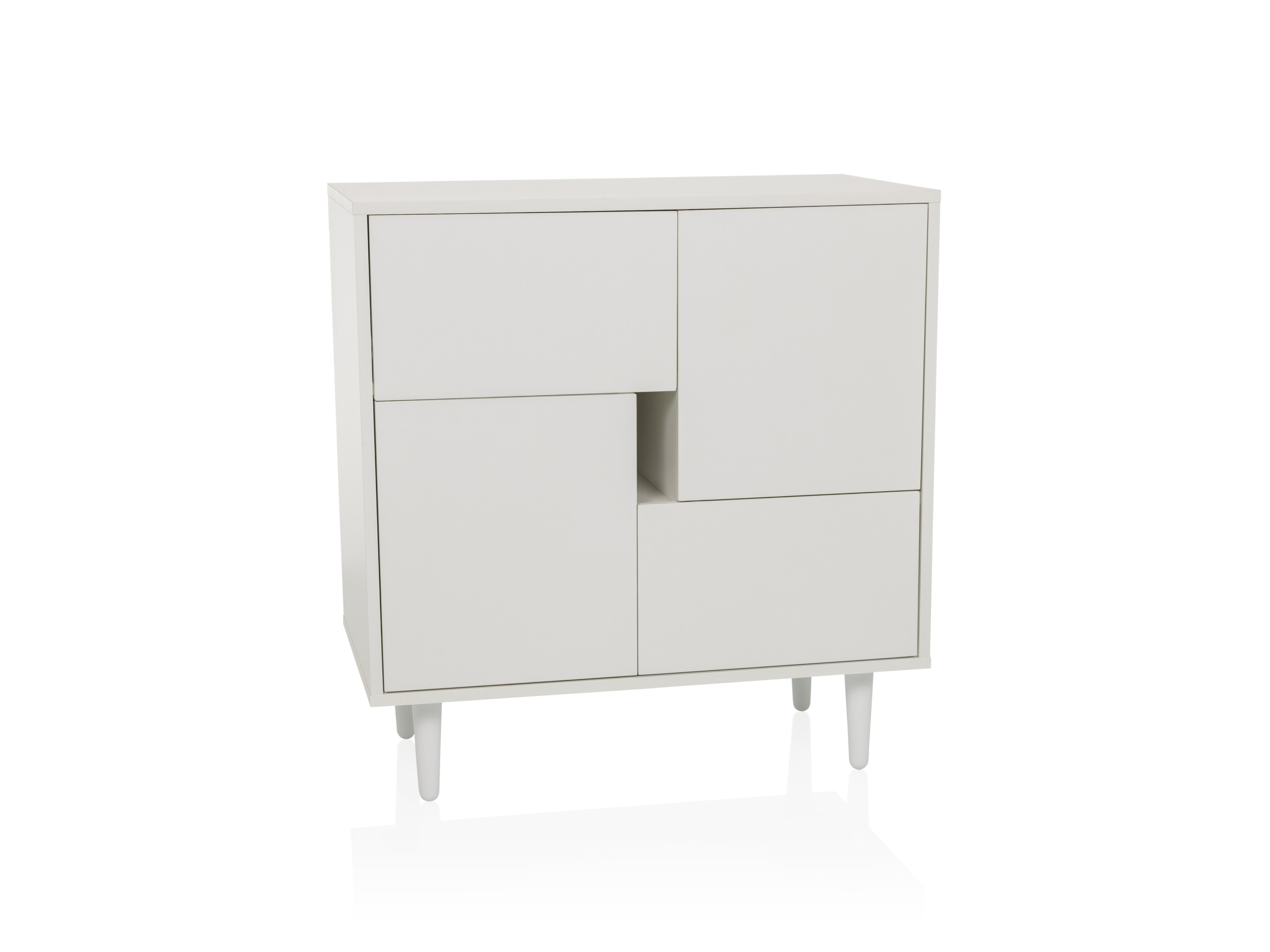 HJH LIVING Commode en enfilade, LYKKJA (blanc) - blanc