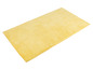 Un tapis de bain jaune doux.