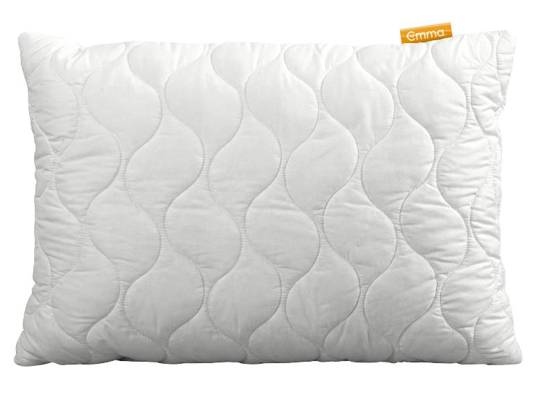 Oreiller blanc matelassé avec motif ondulé