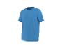 T-shirt bleu clair à manches courtes et col rond