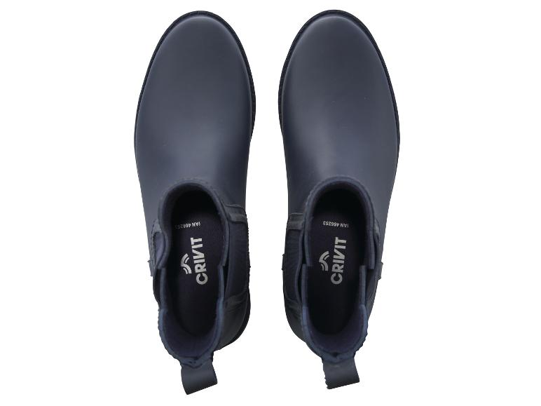 Deux paires de bottes de pluie bleues Crivit.