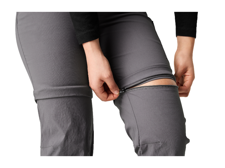 Pantalon De Randonnée Convertible Ultimate Terrain Femme - Gris, Taille S X 32
