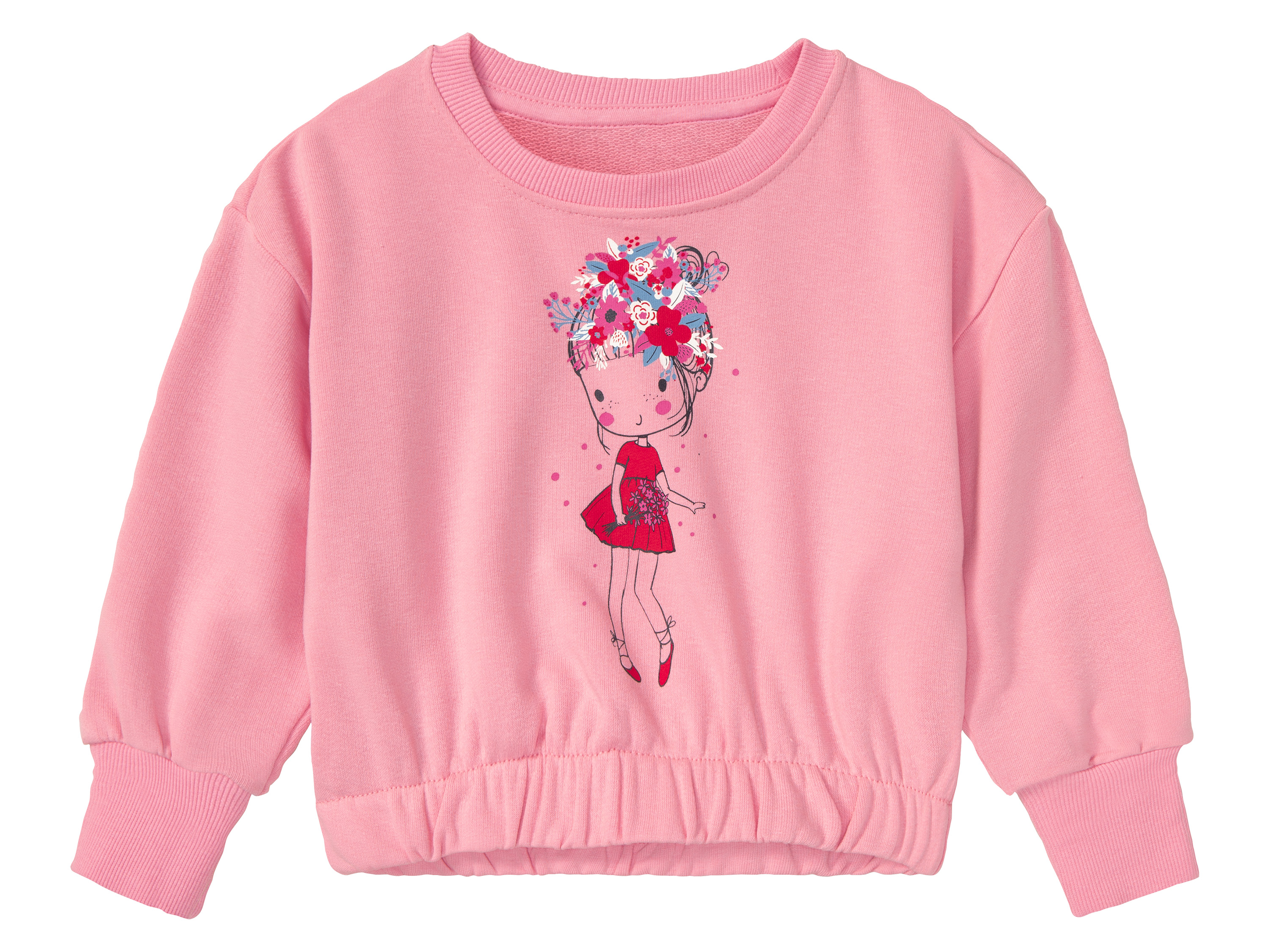 lupilu® Sweat petite fille (2-4 ans, rose)