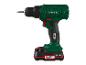 Visseuse-perceuse sans fil Parkside X20V Team : outillage vert et noir.