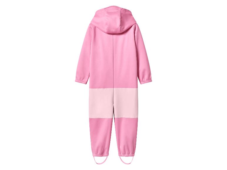 Combinaison de pluie en softshell petite fille