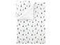 Parure de lit pour enfants avec motifs de cerfs et de sapins