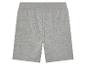 Shorts gris en tissu jersey.