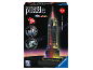 Puzzle 3D de 216 pièces représentant l'Empire State Building édition nuit avec éclairage LED.