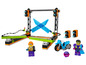 Set de cascades Lego City avec une moto, deux figurines et une plateforme de saut.
