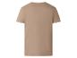 T-shirt uni beige pour homme, vue de dos