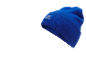 Bonnet d'hiver bleu avec logo carré