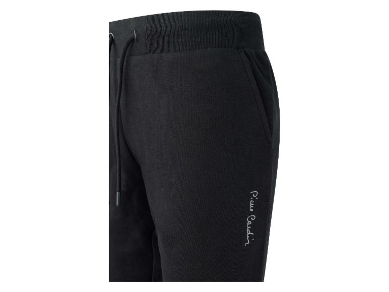 Pantalon de jogging noir avec cordon de serrage et logo brodé.