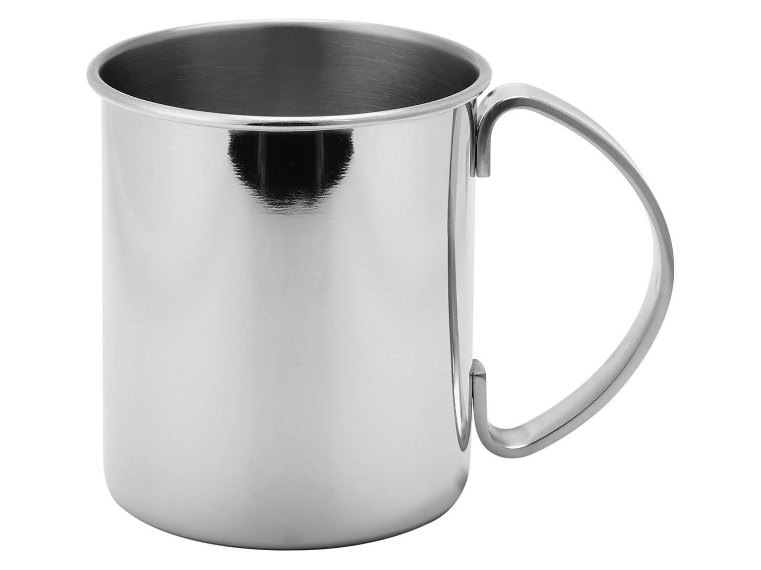 ECHTWERK Set de tasses Moscow Mule en acier inoxydable (2pcs, 480 ml, argent)