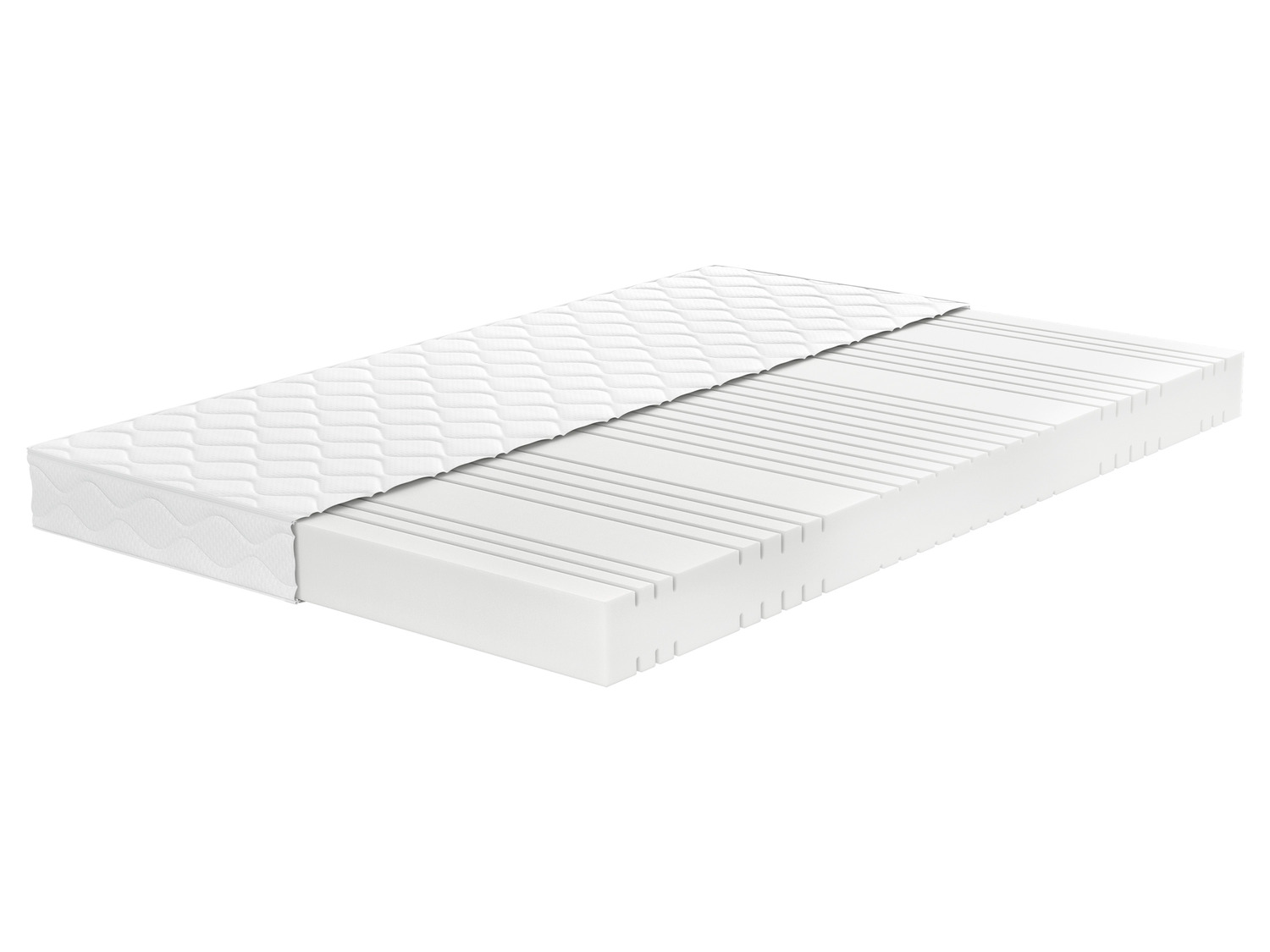 LIVARNO home Matelas en mousse confort 7 zones, H2, 140 x 190 cm
