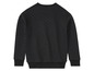 Un sweat-shirt noir matelassé à manches longues.