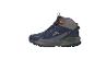 Chaussures de randonnée imperméables pour hommes en bleu foncé et gris
