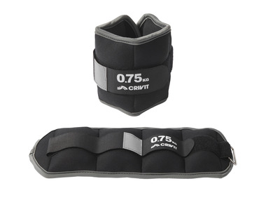 CRIVIT Lot de 2 bandes lestées de 0,75 kg