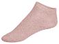 Chaussettes roses courtes en coton.