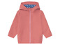 Une veste rose à capuche pour enfants.