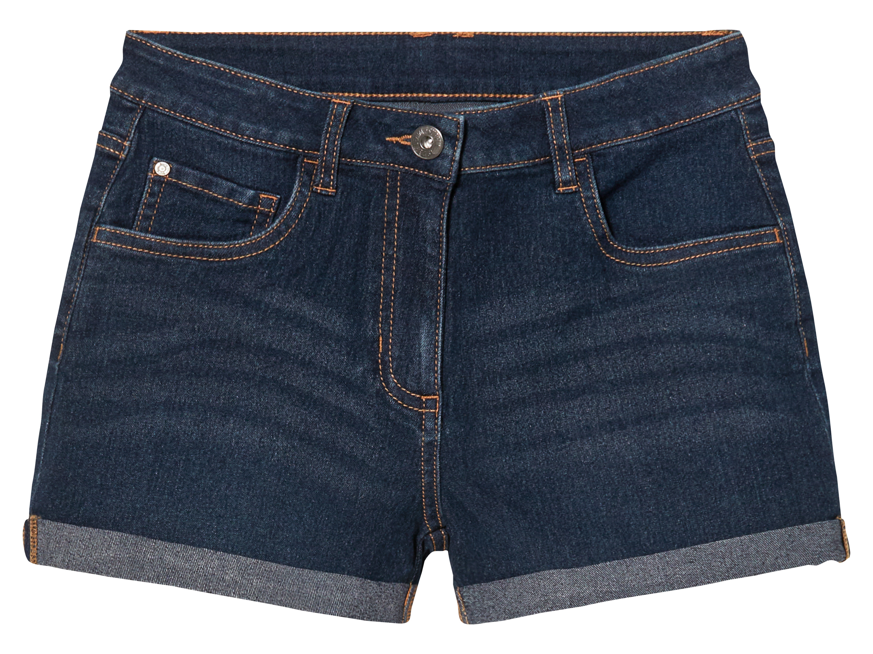 pepperts!® Short en jean enfant (bleu foncé)